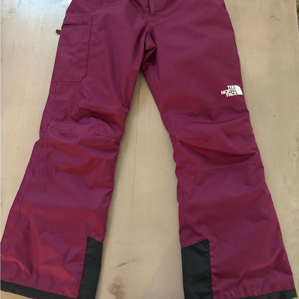 The North Face Kids' Maroon Snow Pants